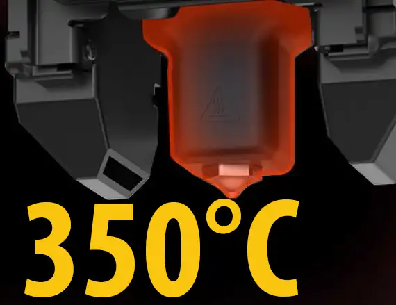 najwyższa temperatura dyszy drukarki 3d