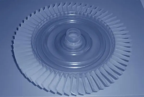 element turbiny wydrukowany na drukarce 3D
