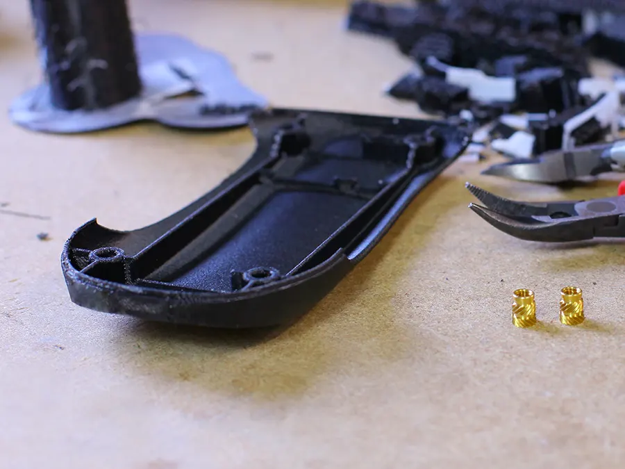 Wydruk 3D z PEEK korpusu drona