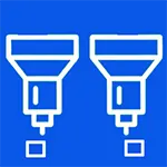 Ikona system dwóch głowic IDEX