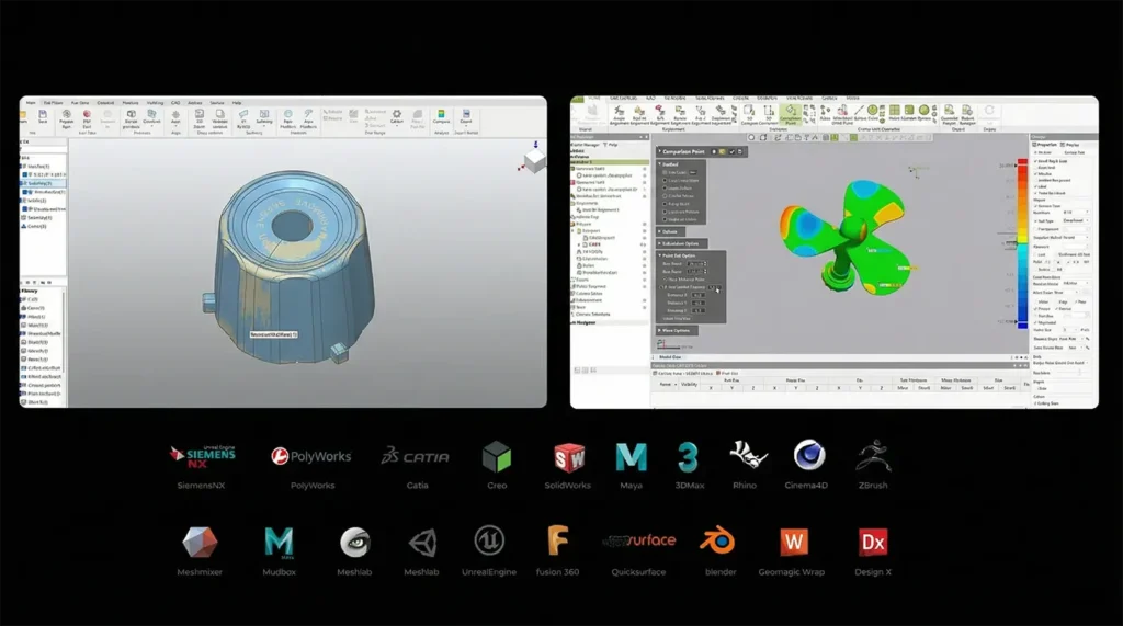 widok oprogramowania wspomagającego sermoon x1