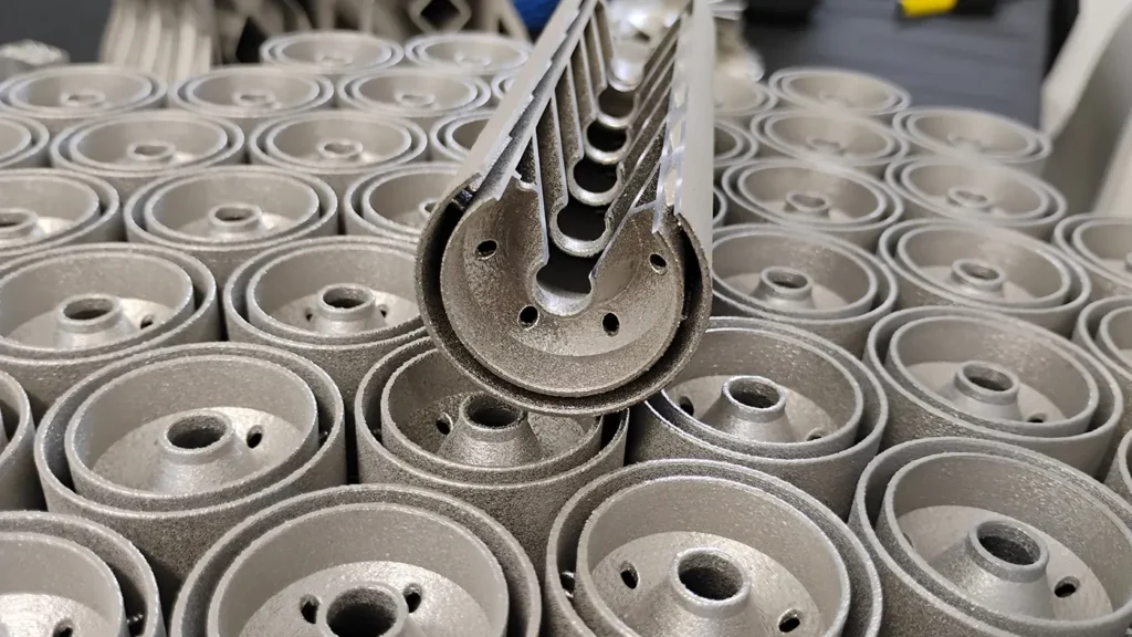 Przykładowe wydruki z metalu w ramach usług druku 3D