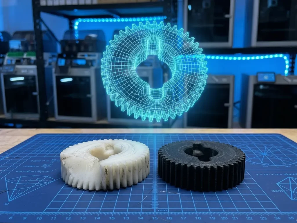 Modelowanie 3D uszkodzonego przedmiotu na podstawie oryginału