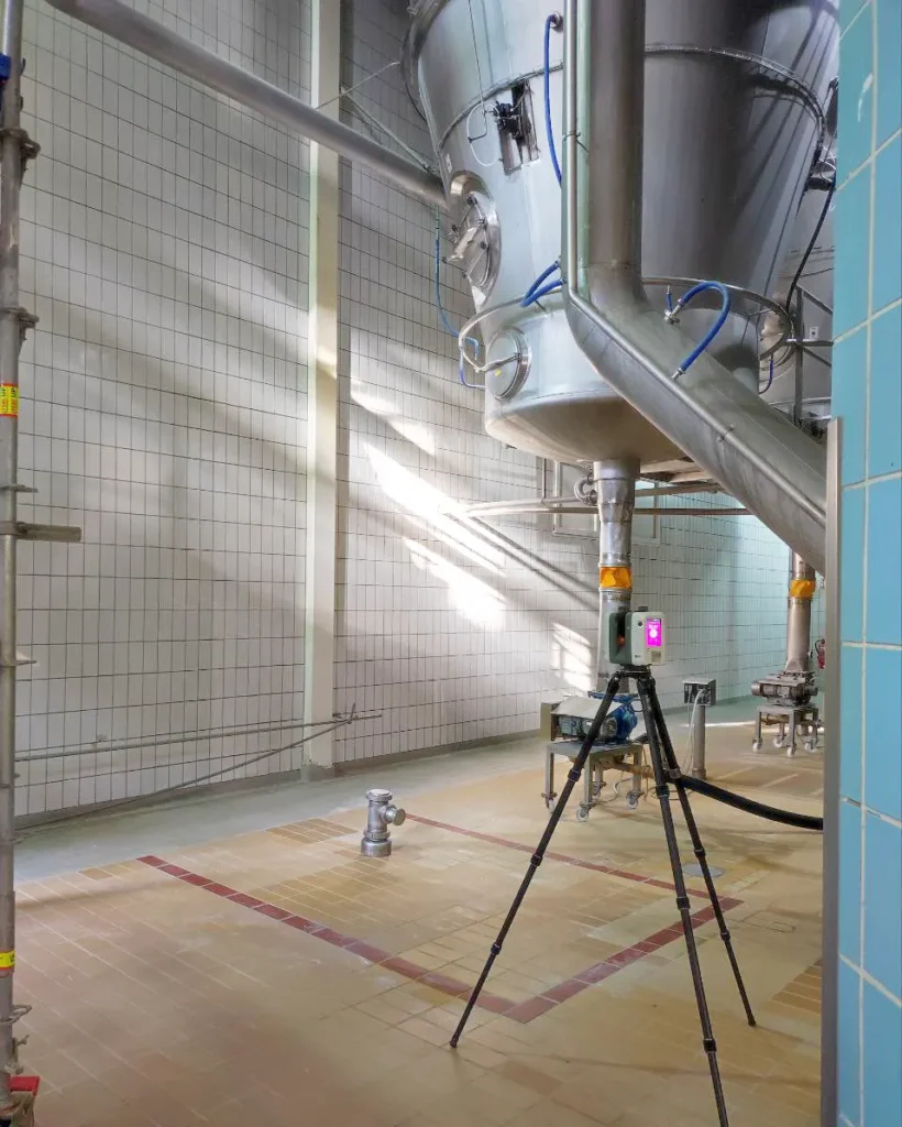 Skanowanie olbrzymich zbiorników wraz z infrastrukturą instalacyjną