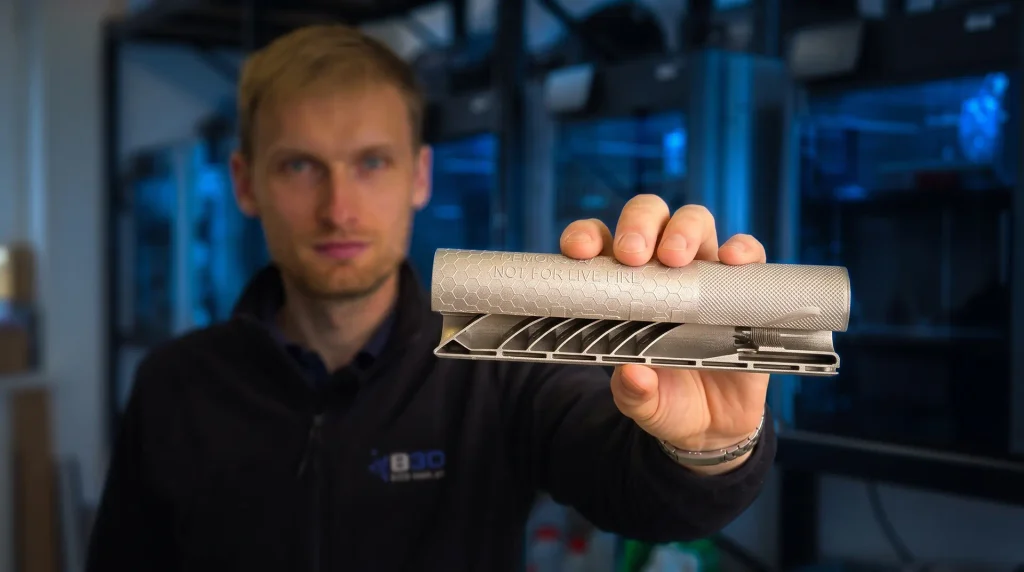 Ekspert b3d prezentuje wydruk 3D z metalu